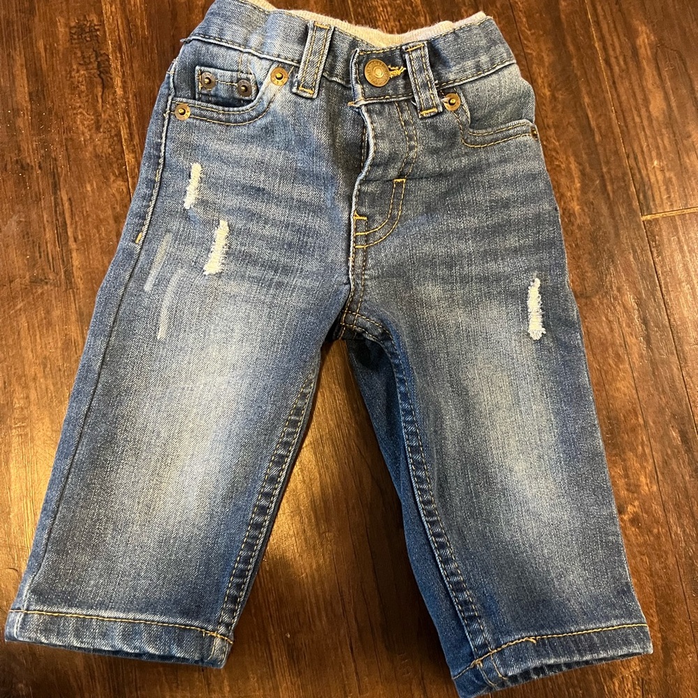 Baby destroyed Levi’s.